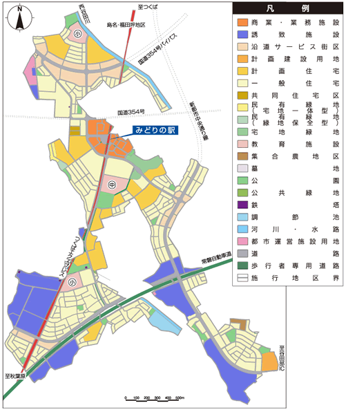 萱丸地区　土地利用計画図